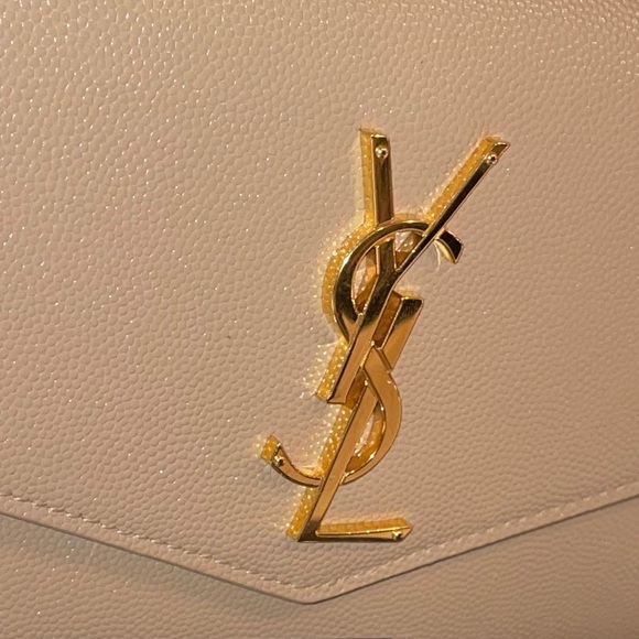 SOLD-Yves Saint Laurent YSL C.Wall (153Y) Tan/Gold - Picture 2 of 5